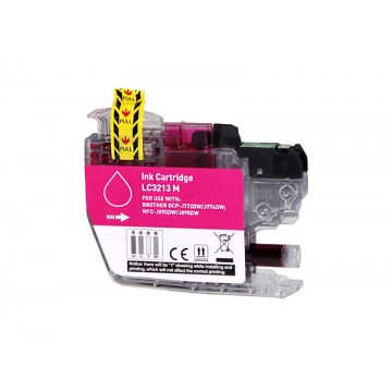 Tinteiro Compativel Brother LC3213 Magenta