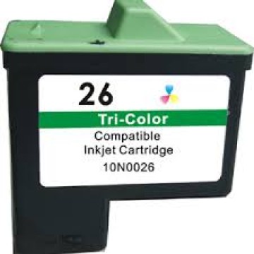 Tinteiro Compativel Lexmark nº26 Tricolor